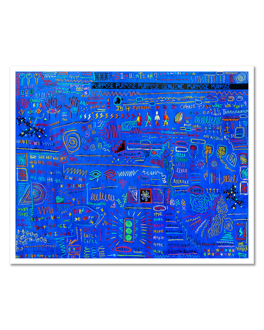 BORN TO BE HAPPY print