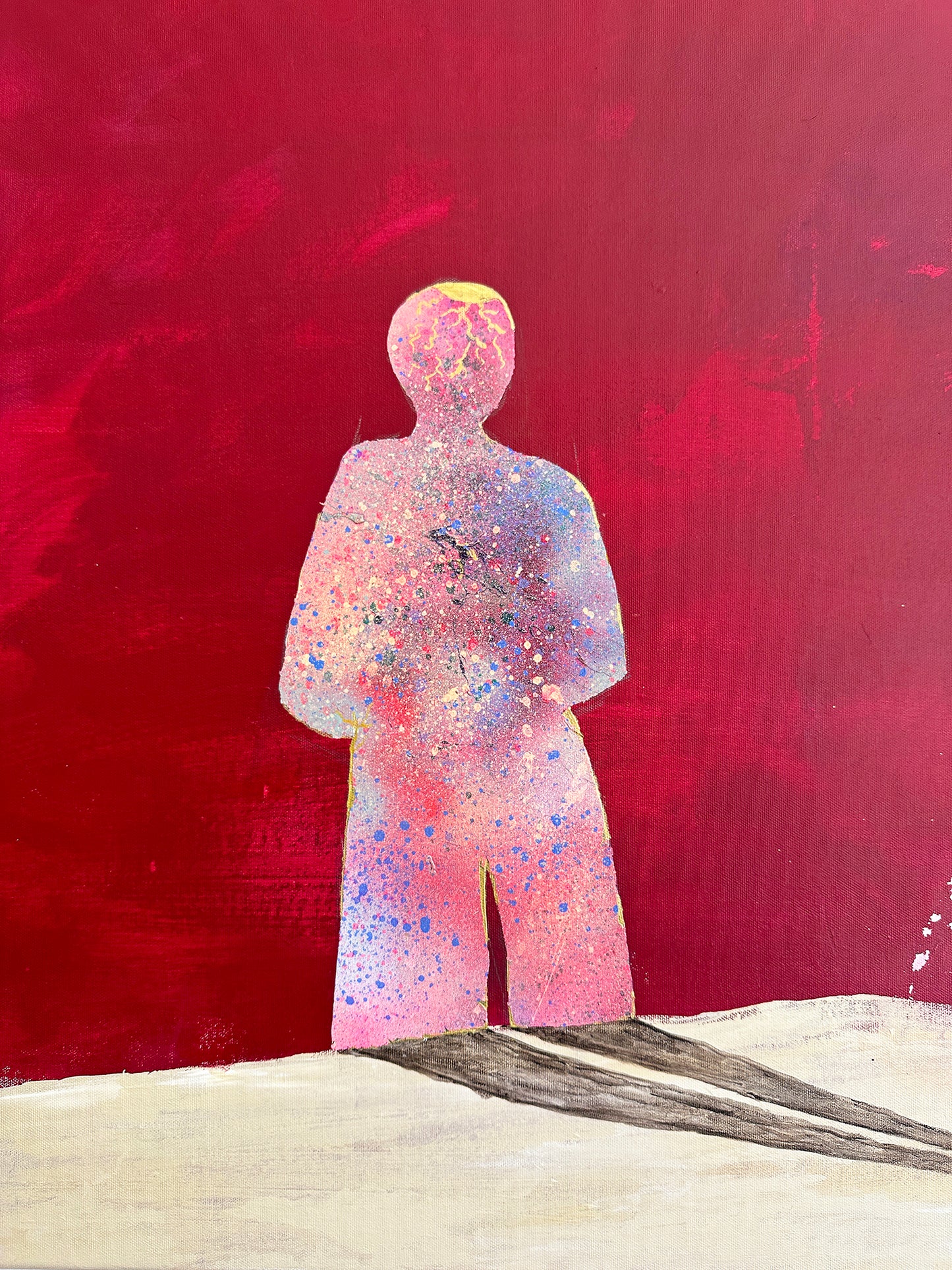 A VERY LARGE SHADOW print