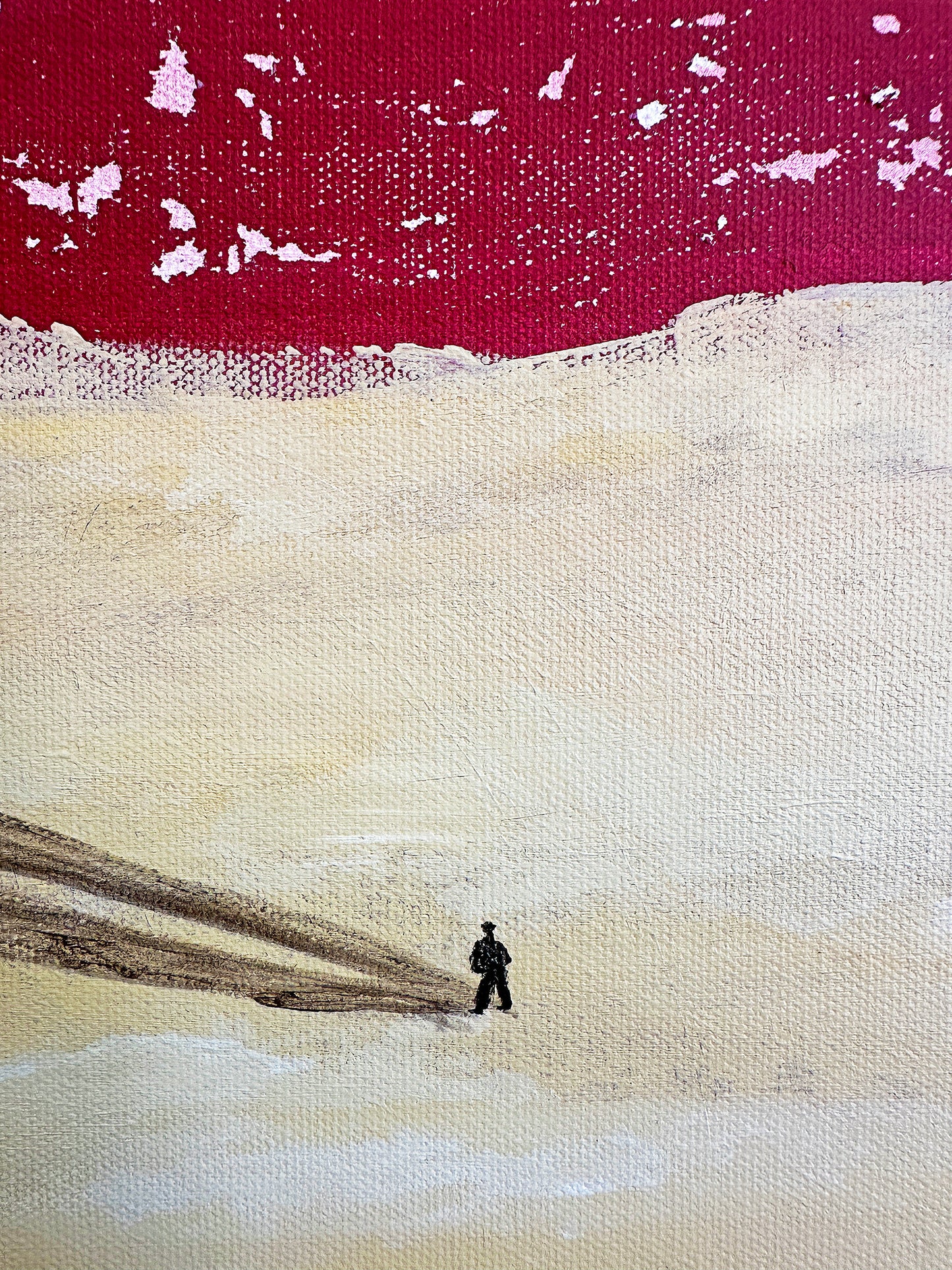 A VERY LARGE SHADOW print